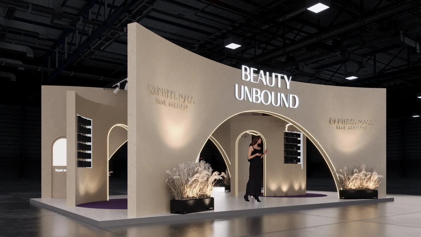 深圳廣州雙城展覽會展臺設計策劃搭建效果圖鑒賞